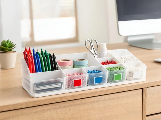 Desktop drawer organizer
